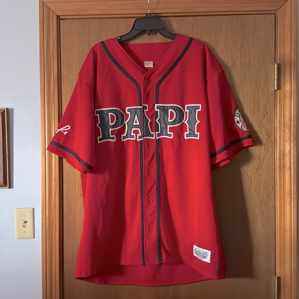 Red Papi 34 Ortiz Jersey 42/44